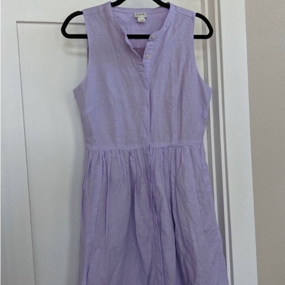 J. Crew Lavendar t-shirt dress.